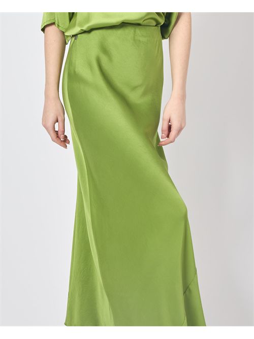 Manila Grace Women's Long Satin Skirt MANILA GRACE | N054VUMA626